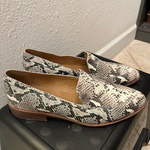 Madewell snake loafers